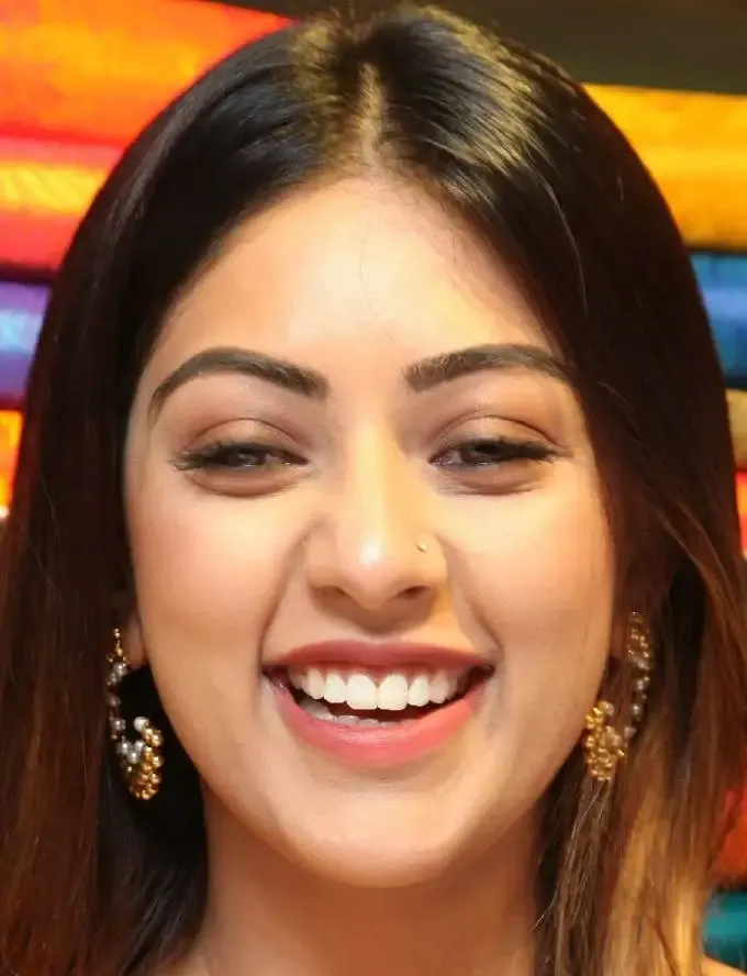 Indian Actress Anu Emmanuel Face Closeup Nose Pin